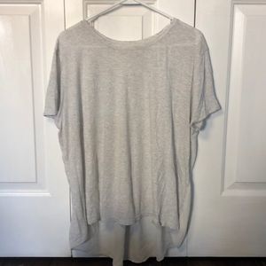 Grey and White Short Sleeve Loft Shirt